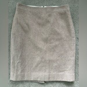J.‎ Crew Skirt Womens Pencil Straight Wool Blend Lined Size 6